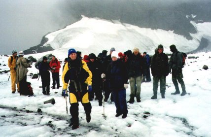 P vandring over Bjrlings gletsier