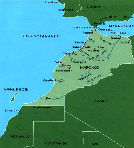 Marokkokort.
